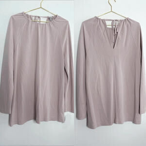 COS Blush Pink Tunic Long Sleeve Oversized Dress - Medium